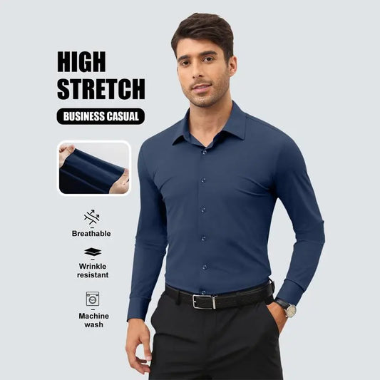 Norysa 16-Way Stretch Slim Shirts